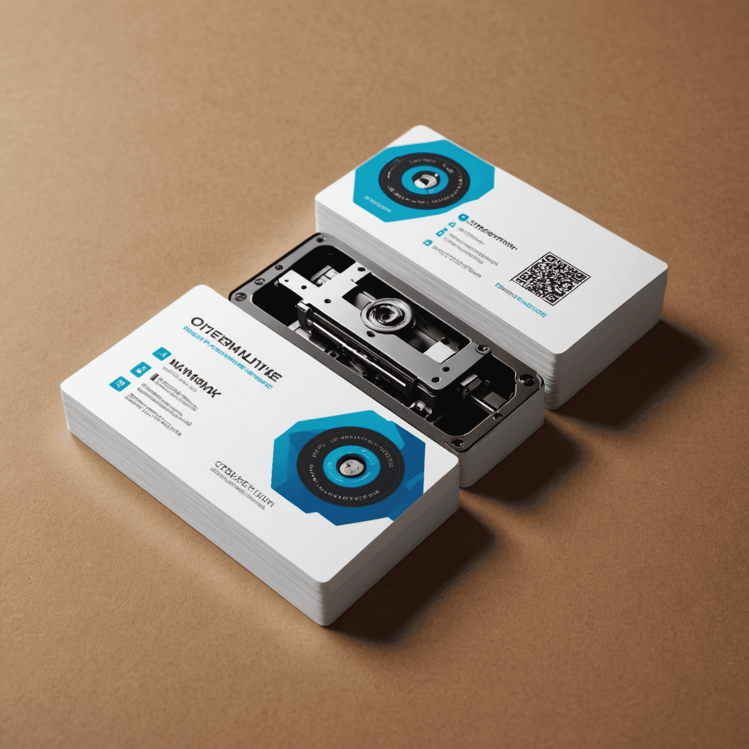 High-tech printing machine producing vibrant custom business cards
